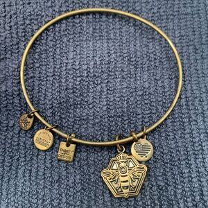 Alex and Ani Gold Queen Bee Bracelet